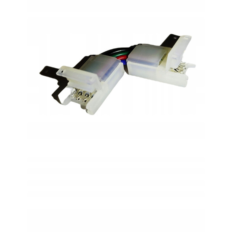 Conector Angular LED RGB 4 PIN 10 mm – 90° PACK 10
